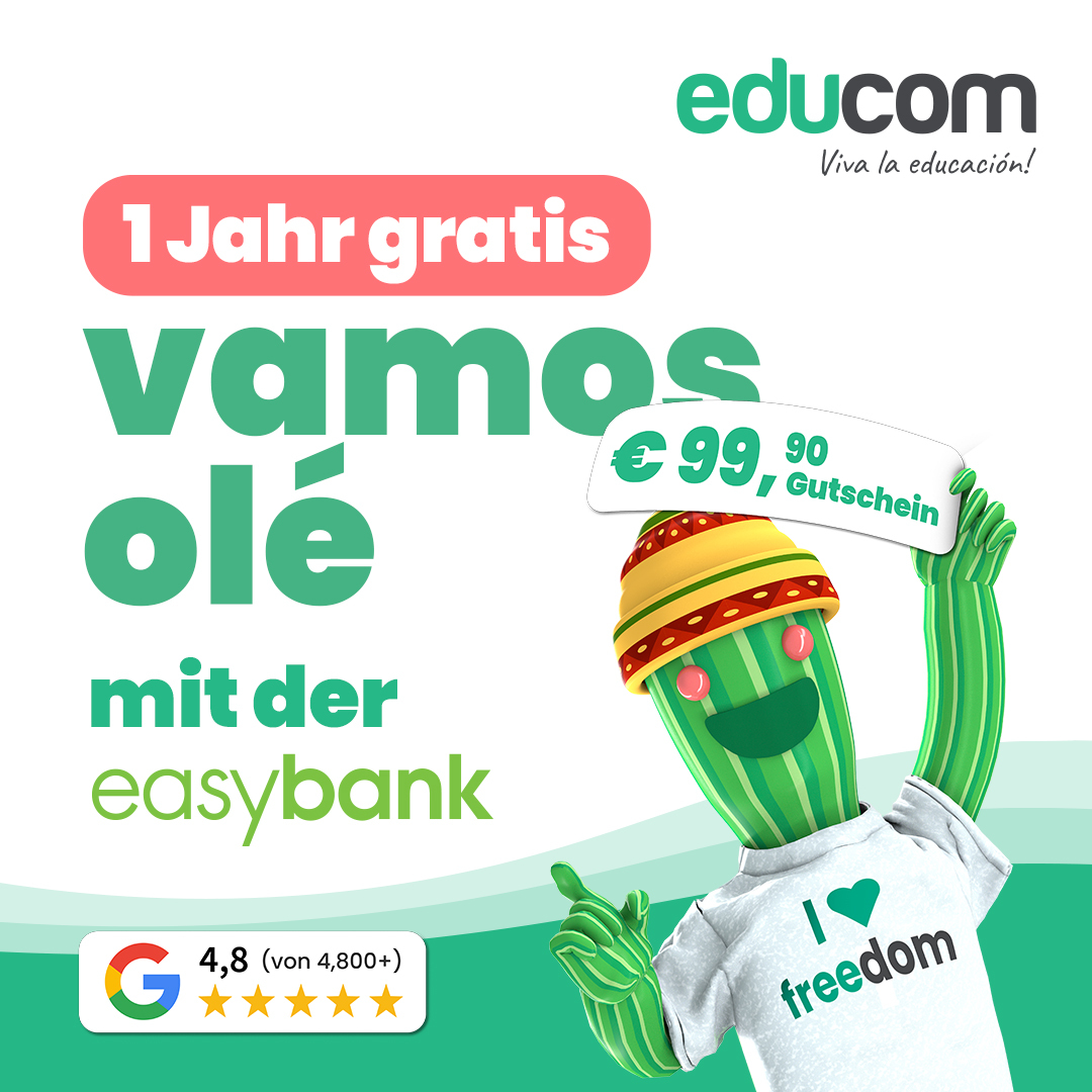 Ein ganzes Jahr gratis educom?